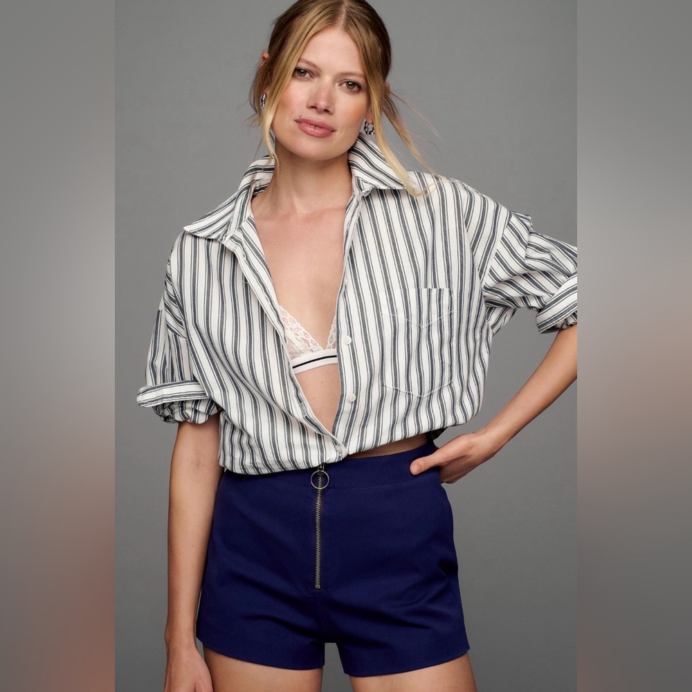 NWT Maeve Zippered Micro Shorts